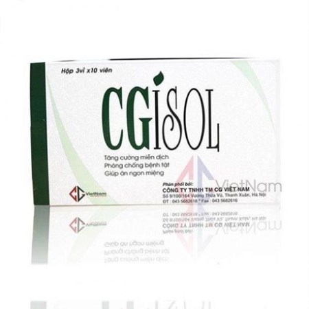 Thuốc CGisol - Giúp Tăng Cường Miễn Dịch